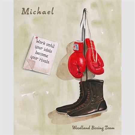 Custom Boxing Poster I - myDaVinci